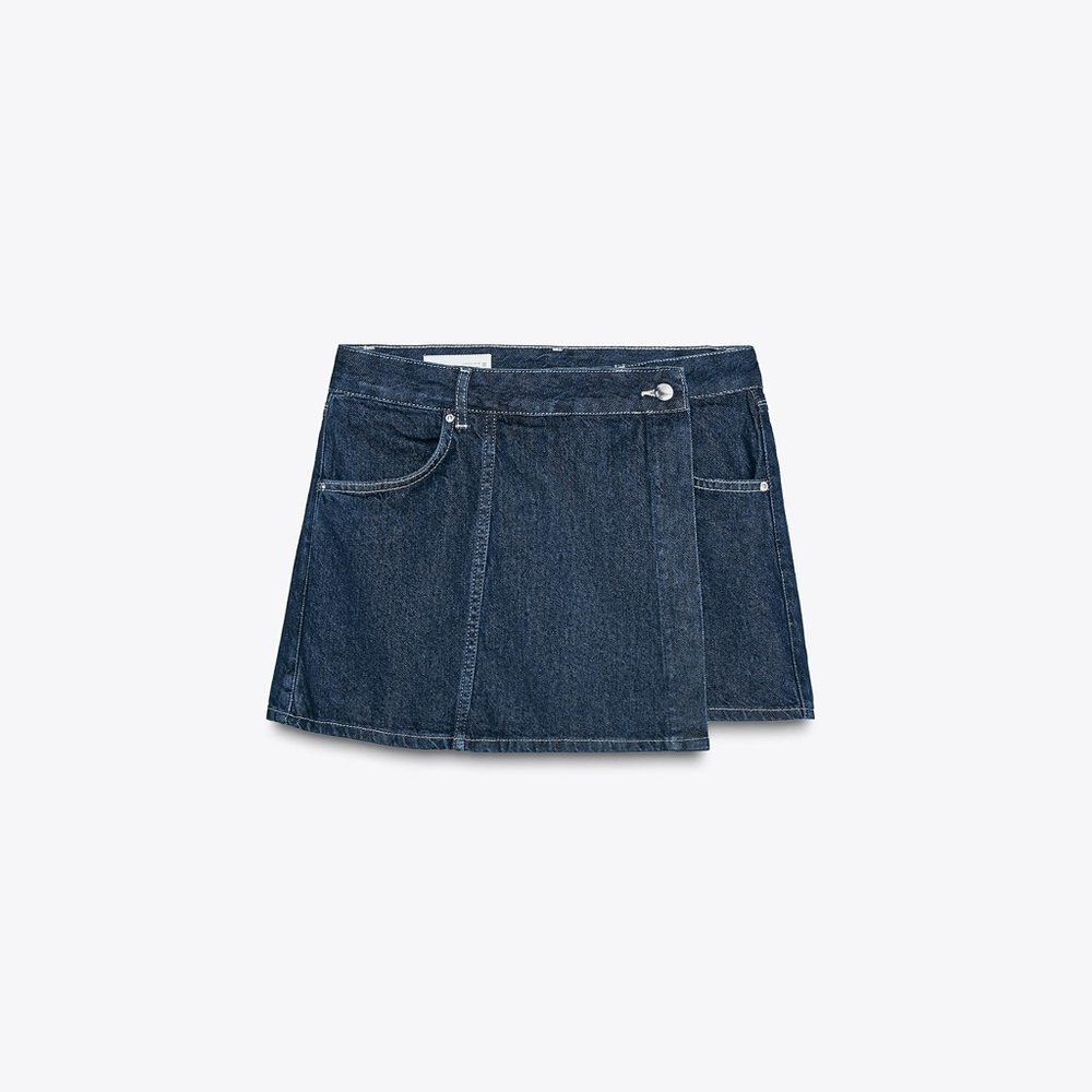 Zara Denim Mini Skort
